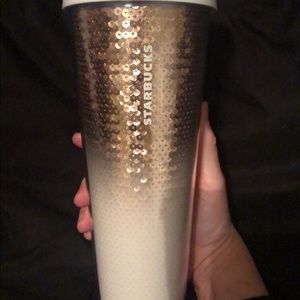 Starbucks Rose Gold Ombré tumbler/cup new